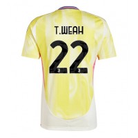 Camisa de Futebol Juventus Timothy Weah #22 Equipamento Secundário 2024-25 Manga Curta